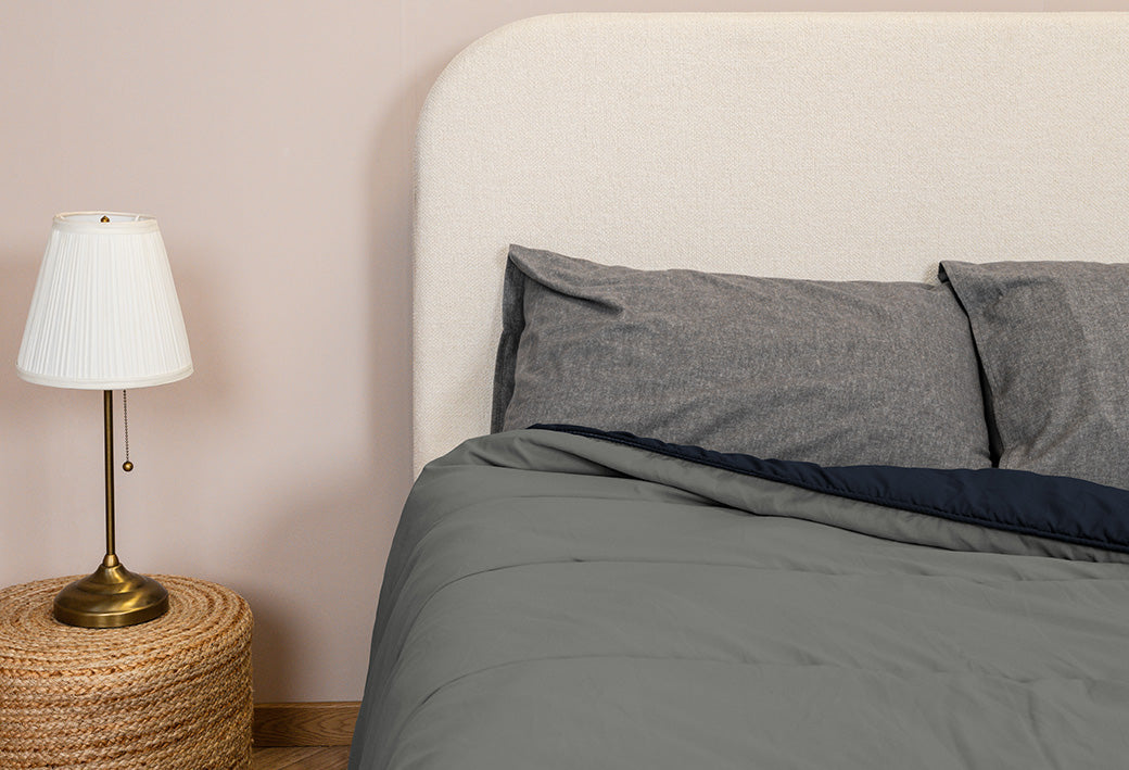 Couette sans housse bicolore