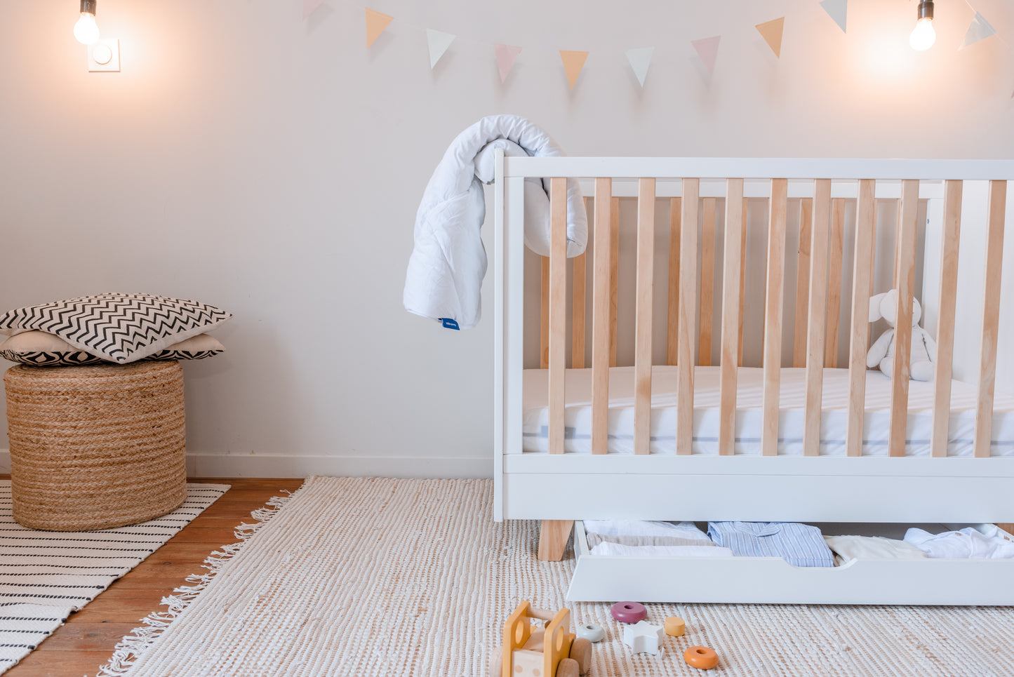 Couette et oreiller bébé Petit Nuage