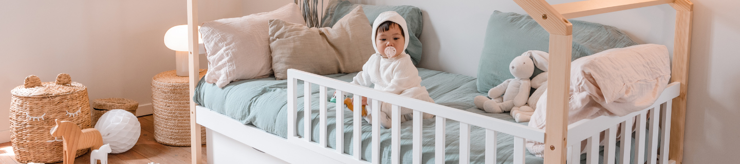 Lit enfant avec barrière