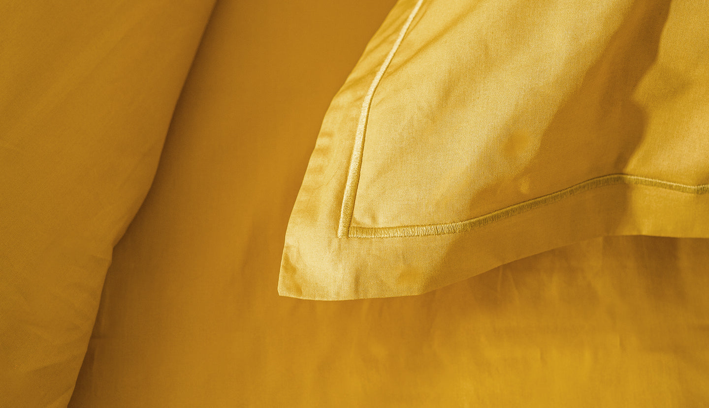 Linge de lit en percale de coton