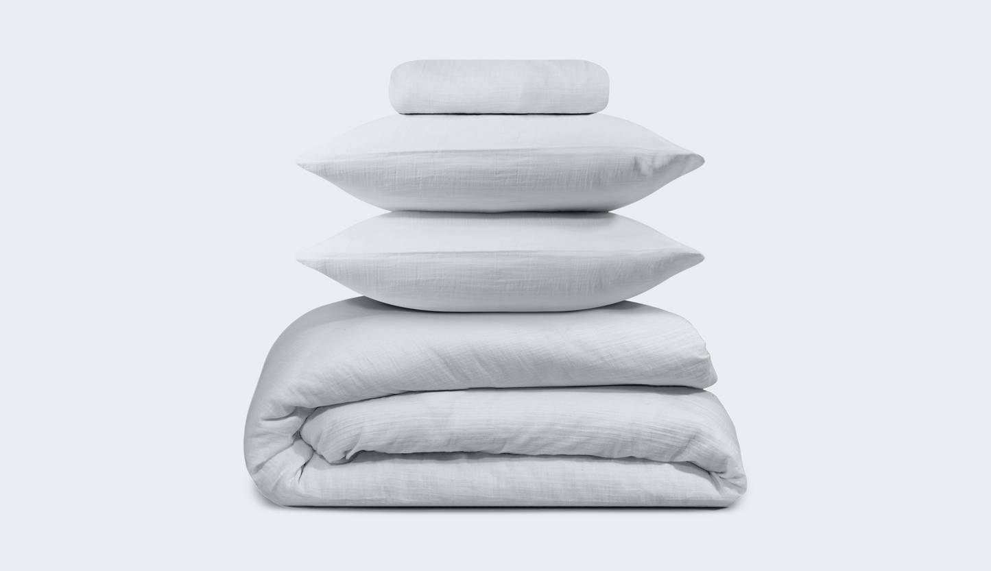 Parure de lit en gaze de coton