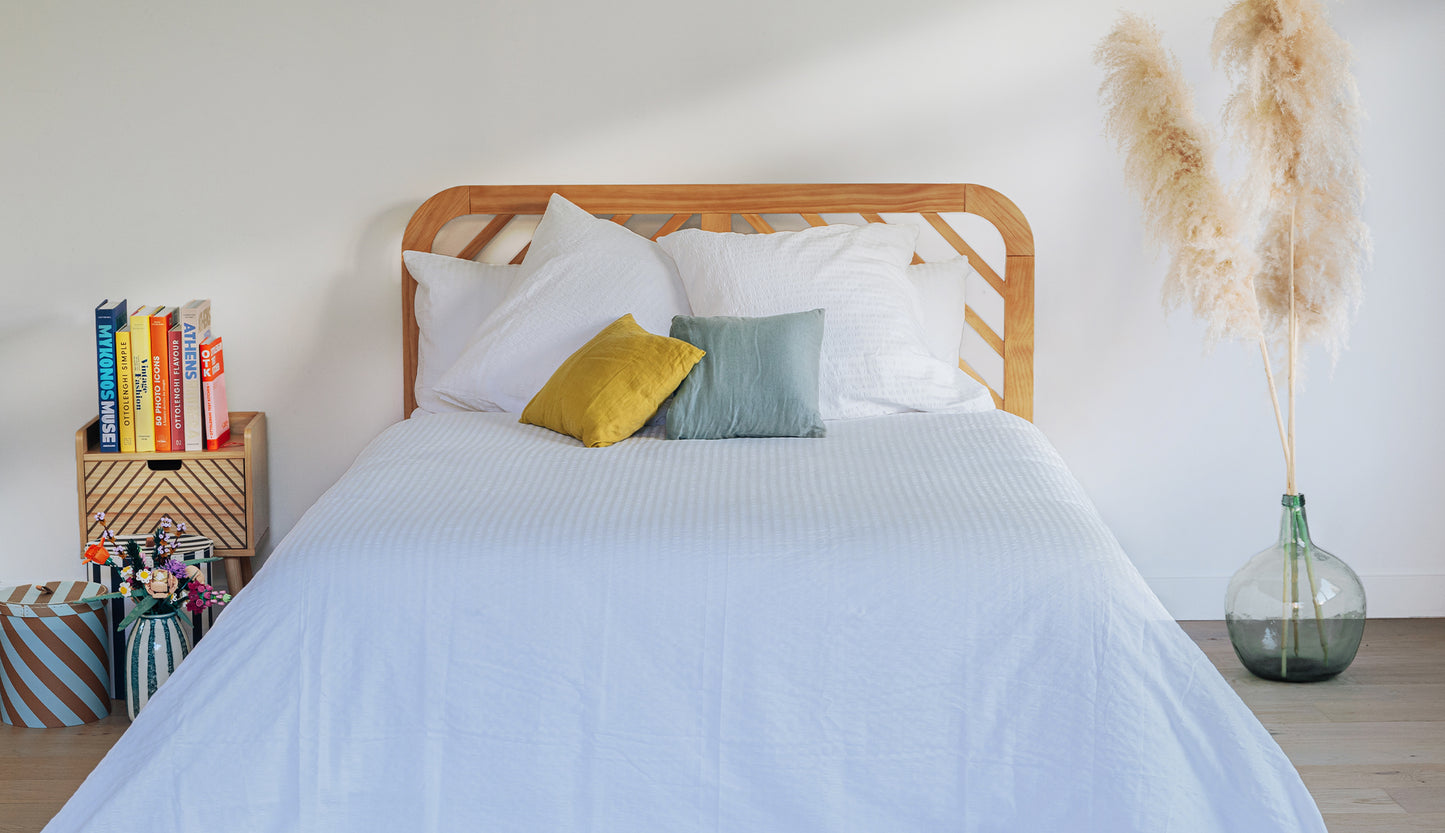 Housse de couette coton gaufré