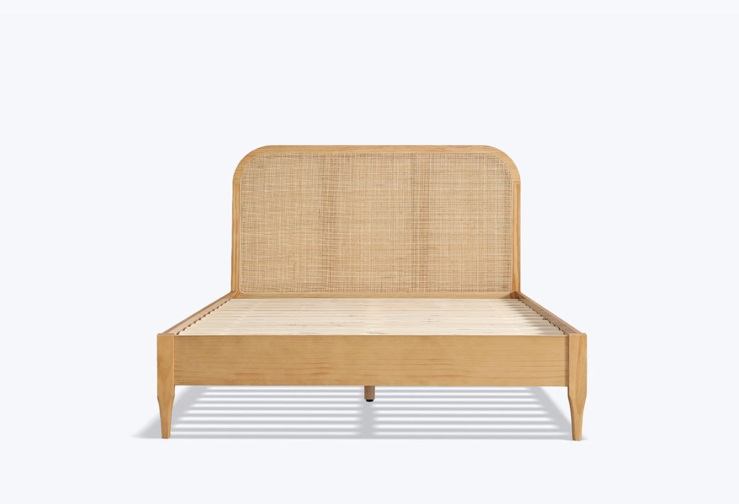 Tête de lit rotin tressé