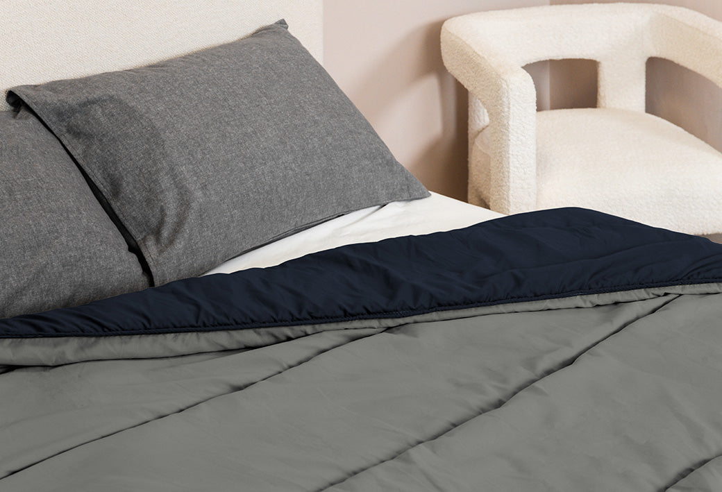 Couette sans housse bicolore