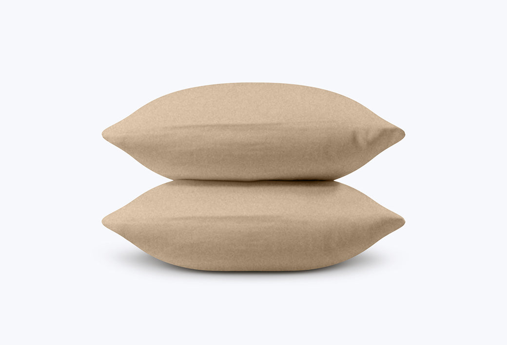 Taies d'oreiller flanelle de coton