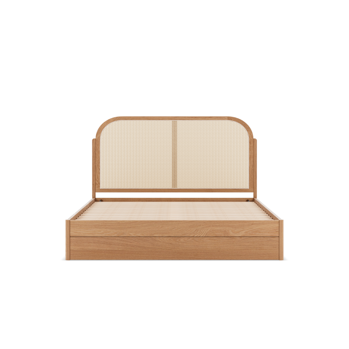 Tête de lit cannage|Avec tiroirs