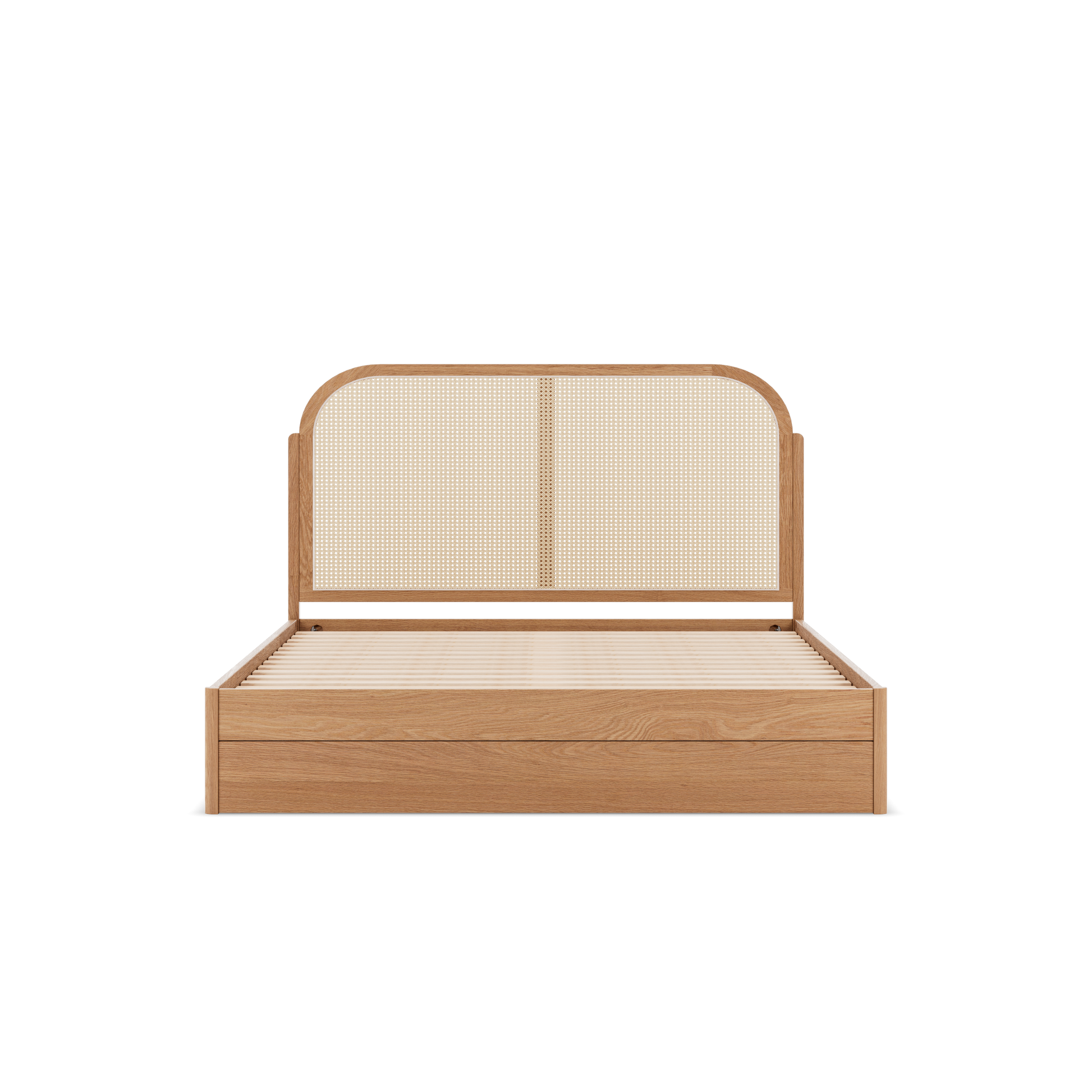 Tête de lit cannage|Avec tiroirs