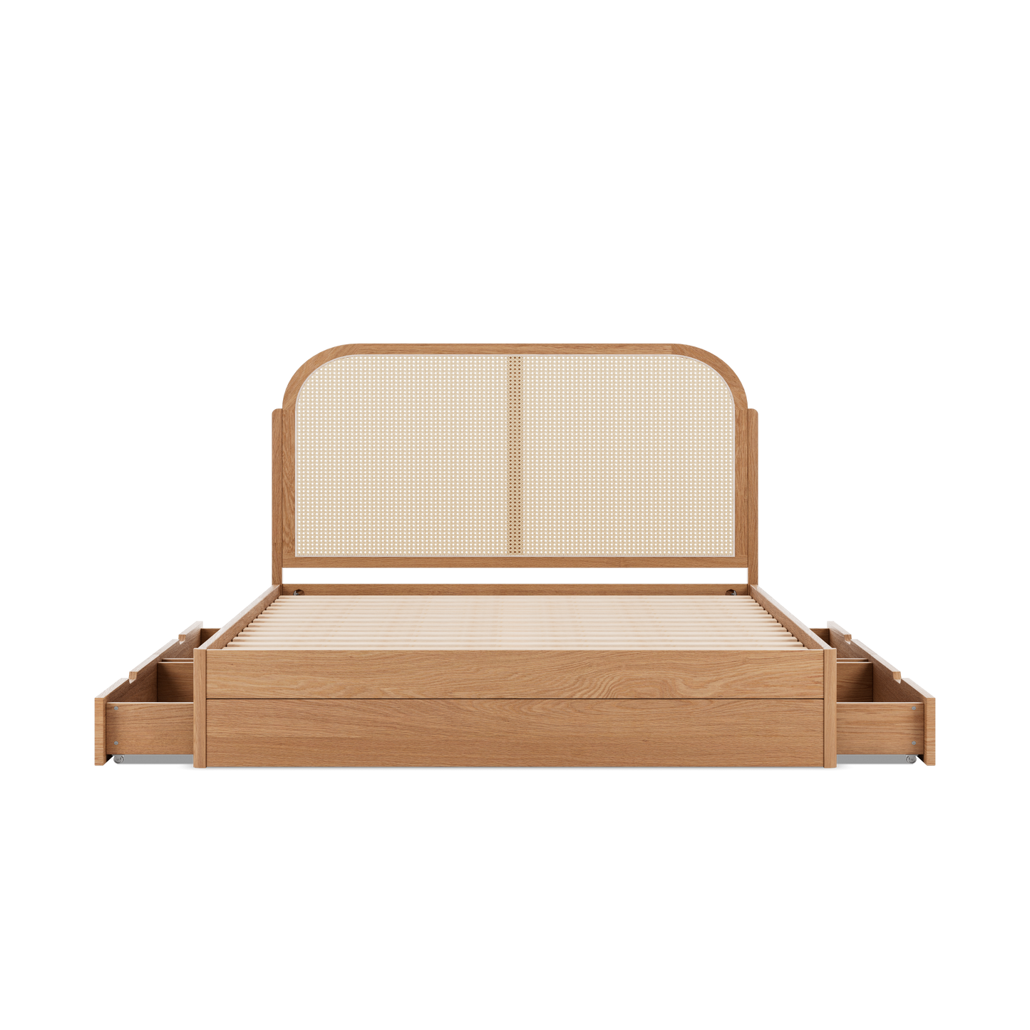 Tête de lit cannage|Avec tiroirs