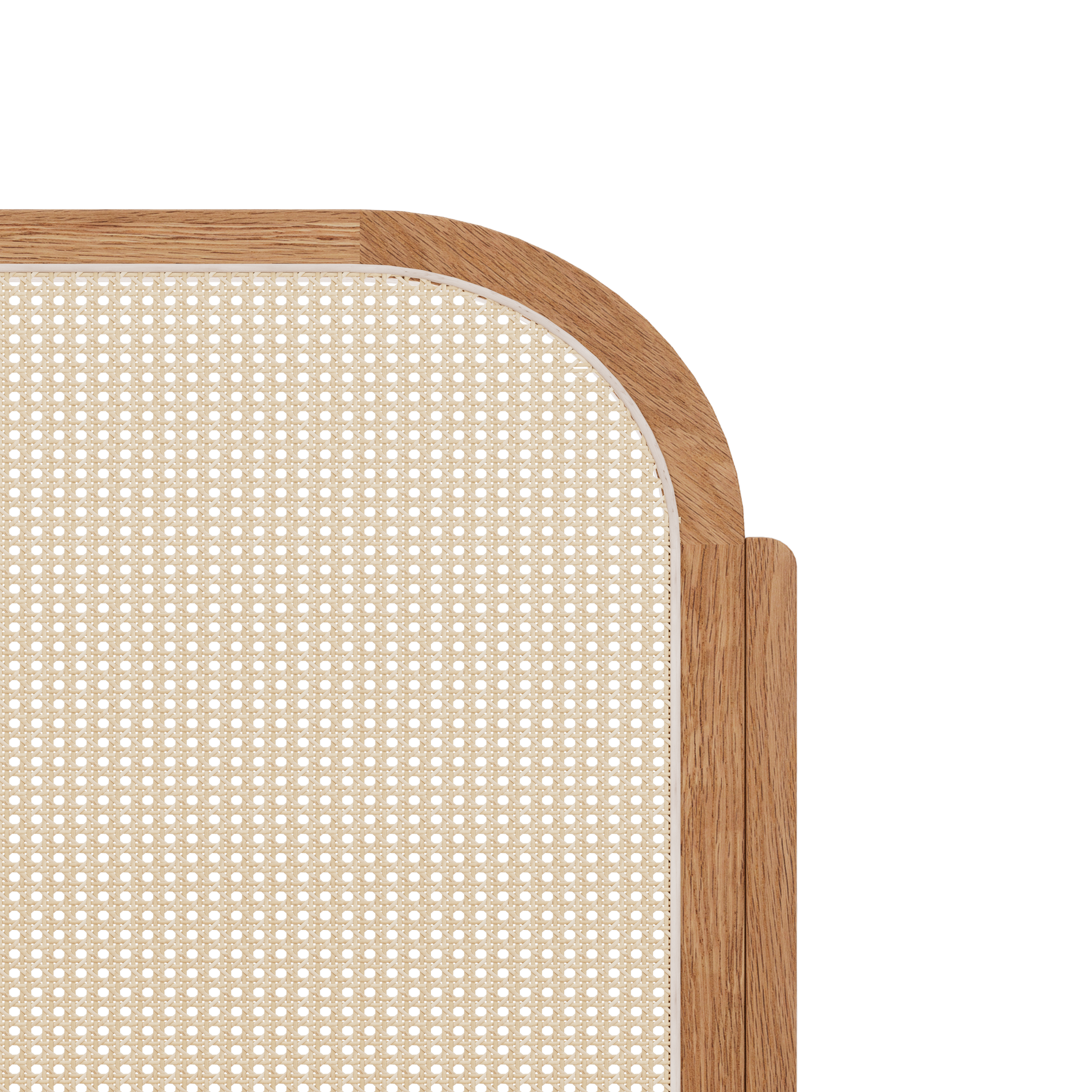 Tête de lit cannage|Avec tiroirs