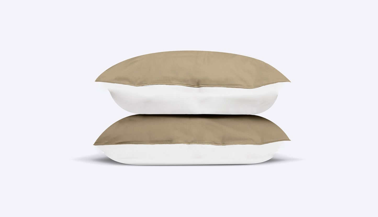 Taupe / Blanc