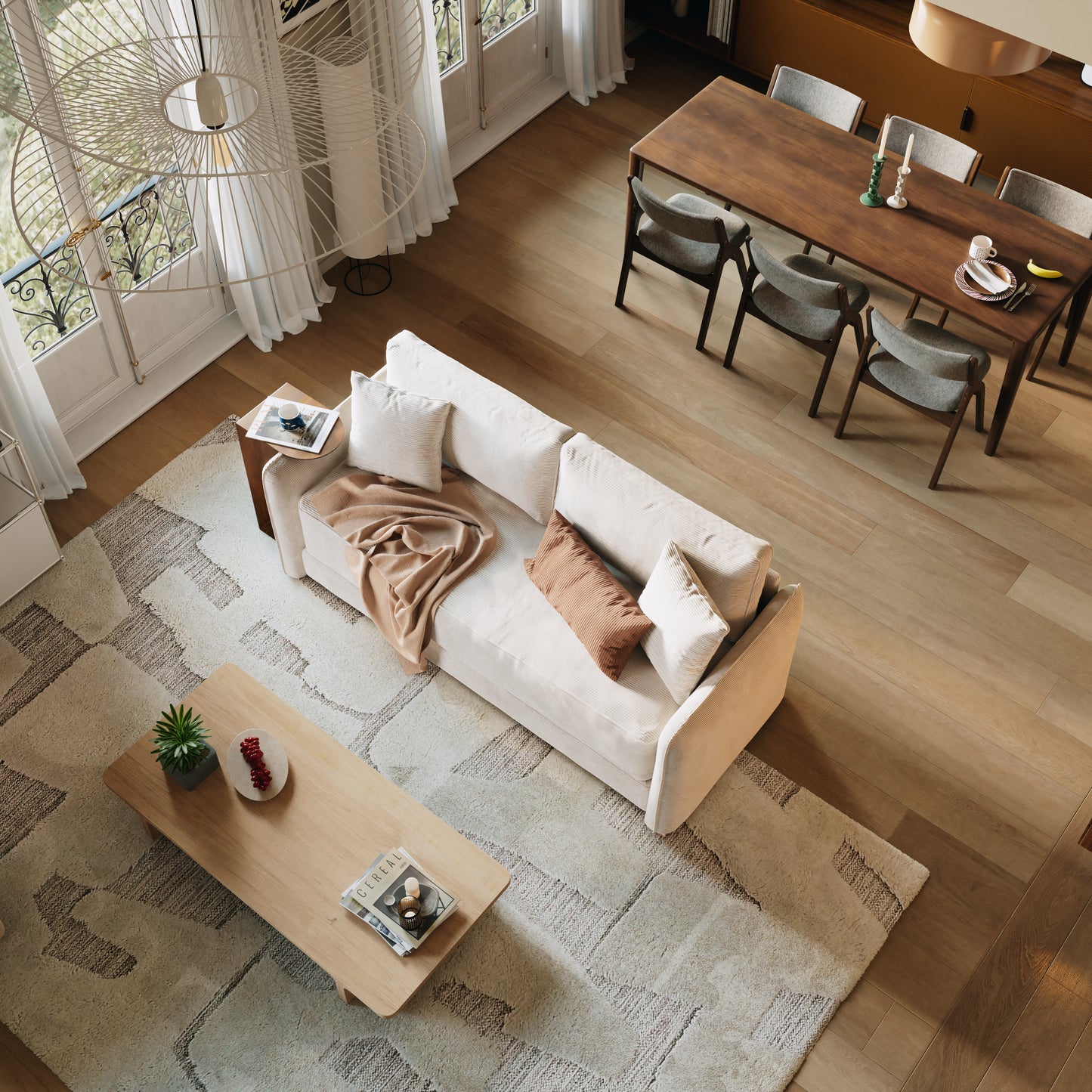 Fins|Crème côtelé